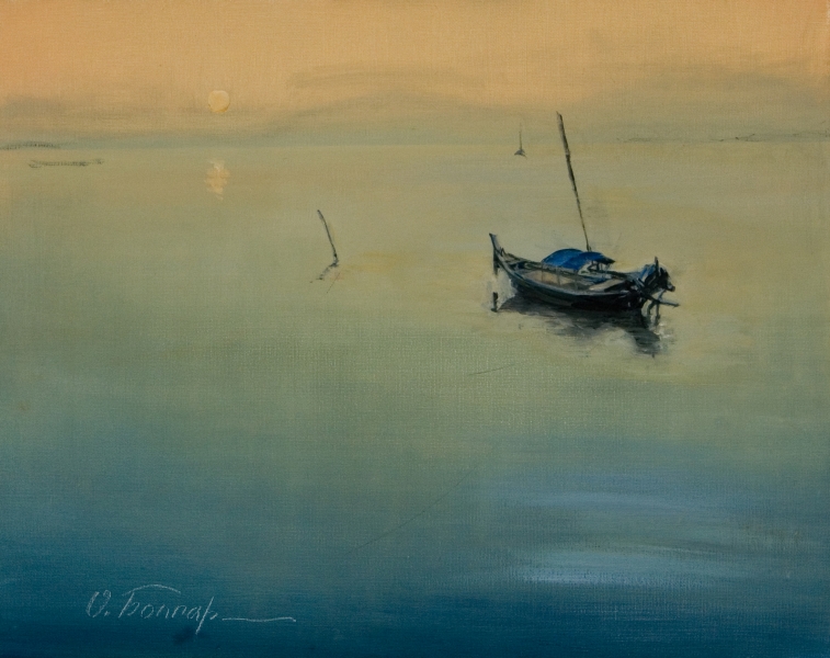 gal/fineart/Landscape/A boat at sunset (20x16).jpg